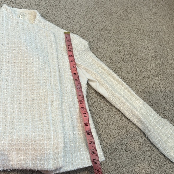 Truth & Pride Ivory Tweed Blazer, XS - Picture 15 of 16